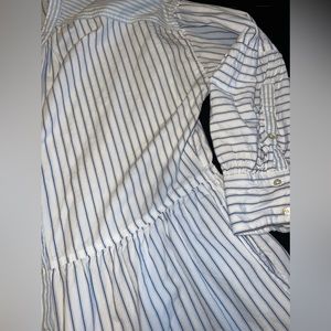 Free Assembly Tiered Shirt Mini Dress Size Large EUC